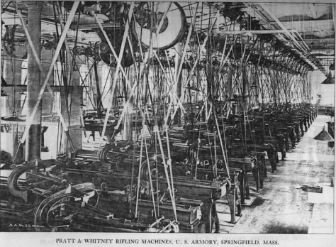 Pratt and Whitney rifling machines 