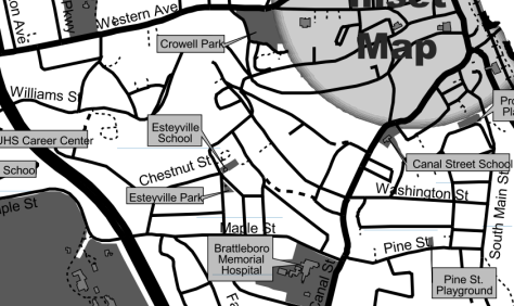 Brattleboro facilities map