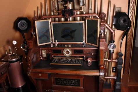 modvic steampunk organ desk